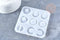 Moule en silicone pour fabrication boucles créoles résine, x1 (G3363)
