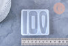 Moule pour fabrication barrette clip résine, un moule en silicone pour réaliser d'accessoires avec inclusion en résine, x1 G4433