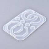 Moule pour fabrication boucles créoles résine, un moule en silicone pour réaliser des bijoux avec inclusion en résine, x1,G3364