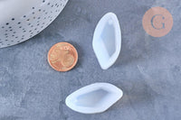 Moule pour fabrication boucles pendentif résine, un moule en silicone pour réaliser des bijoux avec inclusion en résine, x1 G4181