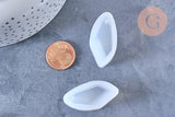 Moule pour fabrication boucles pendentif résine, un moule en silicone pour réaliser des bijoux avec inclusion en résine, x1 G4181