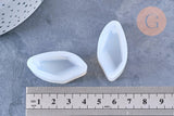 Moule pour fabrication boucles pendentif résine, un moule en silicone pour réaliser des bijoux avec inclusion en résine, x1 G4181