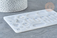 Moule pour fabrication pendentif résine 102x165mm, x1 (G7753)