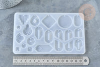 Moule pour fabrication pendentif résine 102x165mm, x1 (G7753)