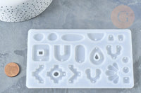Moule pour fabrication pendentif résine 90x150mm, x1 (G7754)