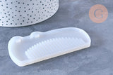 Moule pour peigne chat résine, un moule en silicone pour réaliser des bijoux avec inclusion en résine,10.9cm x1 G4180