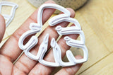 NPR-Moules en silicone feuilles, Moule patisserie, emporte-pièce en silicone pour cuisine gateau et loisirs créatifs,10.5cm, x4 G4138
