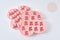 NPR-Moules en silicone rose CERISES 17.7cm, Moule pâtisserie en silicone bijoux avec inclusion en résine,x1 G7728
