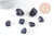 Obsidienne naturelle brut roulé, obsidienne niure, litotherapie,Chips obsidienne, x20gr (G0254)