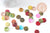 Pastilles rondes nacre multicolore, bouton nacre,pendentif nacre, coquillage naturel,1.4cm, x 10 (G1071)