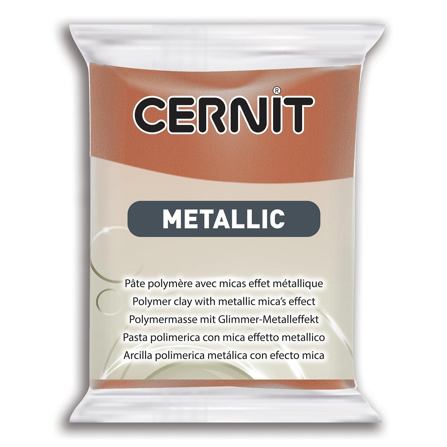 Pâte polymère Cernit METALLIC - Bronze x56g (G10454)