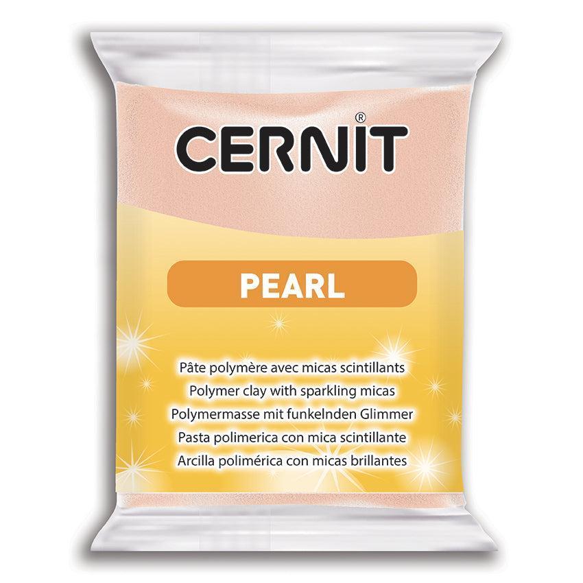 Pâte polymère Cernit PEARL - Rose nacré x56g (G10460)