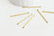 Pendentif connecteur barre ronde laiton brut sans nickel,barre laiton,pendentif barre,40mm, X10 (G4877)