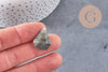 Pendentif diamant labradorite 21mm,Pendentif pour bijoux, pendentif pierre, pierre naturelle, pendentif rose,labradorite naturel, G3943