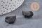 Pendentif diamant obsidienne, fournitures créatives, pendentif pierre, obsidienne naturelle,création bijoux, pierre naturelle, 29mm, x1, G3546