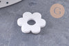 Pendentif fleur acrylique 20mm, x4 (G10271)