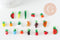 Pendentif fruits légumes en verre artisanal 13.5-34mm, x1 (G10052)-Breloques et pendentifs-Gingerlily Perles
