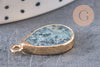 Pendentif goutte Lapis Lazulis 22mm, x1 (G5207)