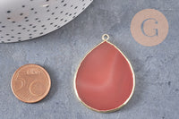 Pendentif goutte cornaline,Pendentif bijoux,pendentif pierre, pierre naturelle,41mm, x1 G1829