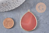 Pendentif goutte cornaline,Pendentif bijoux,pendentif pierre, pierre naturelle,41mm, x1 G1829