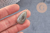 Pendentif goutte labradorite naturelle 33mm, Pendentif création bijoux pierre, x1, G1470