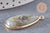 Pendentif goutte labradorite naturelle 33mm, Pendentif création bijoux pierre, x1, G1470