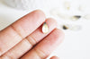 Pendentif goutte nacre naturelle 10mm,x 10 (G3876)