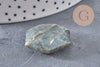 Pendentif hexagone labradorite, pendentif pierre, labradorite naturelle, 29mm, x1 (G1443)