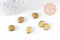 Pendentif locket Ovale porte-photo laiton brut 15mm , x1 (G6468)