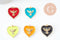 Pendentif médaille coeur oiseau émail laiton doré 18K pendentif laiton coeur,sans nickel,22.5mm, x1 (G4273)