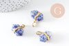 Pendentif pointe sodalite bleue,fourniture créative,pendentif bijoux, fabrication bijoux, pendentif pierre,sodalite naturelle,22mm, x1 (G1145)
