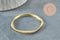 Pendentif rond laiton brut 40mm, breloque laiton brut, bijou laiton, création bijoux, X1(G0114)