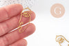 Pendentif visage laiton brut, fournitures pour bijoux, laiton brut,pendentif minimaliste ,bijoux moderne, x1,41x15mm,G3243
