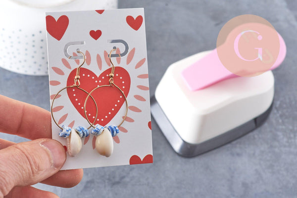 Perforatrice pour cartes à bijoux – Spéciale boucles d’oreilles, x1 (G10852)