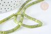 Perle Heishi jade vert 4mm, bijou en pierre naturelle,jade vert naturel, perle en pierre, fil de 44cm, x1 (G7225)