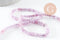 Perle abacus jade rose clair,pierre naturelle,perle facette,jade,4x2mm,fil de 35 cm, x1 (G3069)