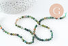 Perle agate indienne, perle agate,pierre naturelle,agate naturelle,13mm, fil de 39cm, X1 (G0674)
