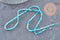 Perle amazonite naturelle abacus en pierre naturelle 3x2mm, x1 fil de 40cm (G5218)