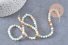 Perle amazonite ronde, perles amazonite, amazonite naturelle,nuggets amazonite,fil de 40cm,4mm x1 (G1538)