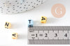 Perle carré Lettre Alphabet plastique multicolore,perle plastique, création bracelet mots,6mm, x 10gr (G1787)