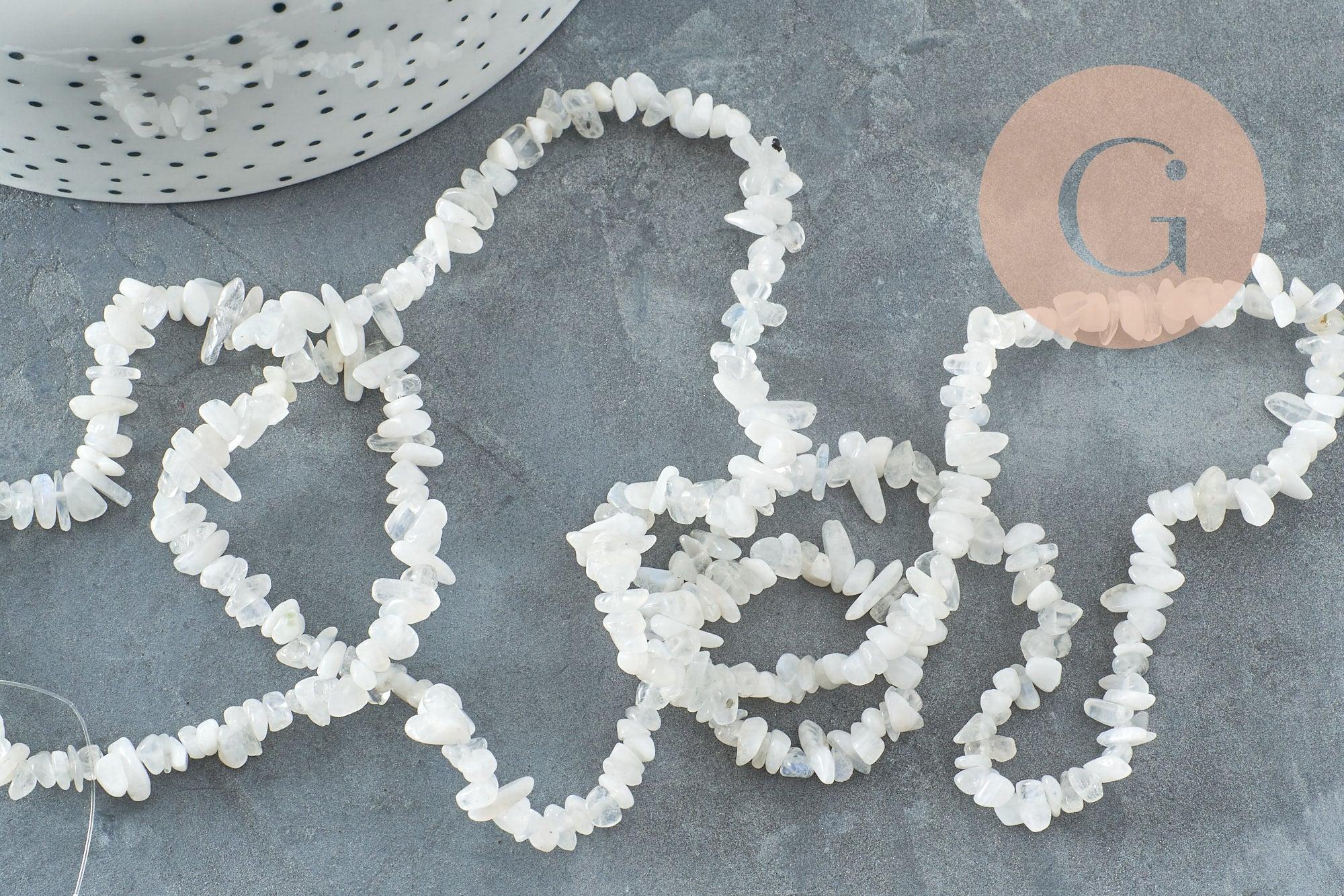Perle chips opalite 5-8mm, x1 fil de 80cm (G3208)