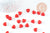 Perle coeur plastique rouge 10mm, x20 (G3491)