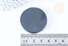Perle disque agate noire 40mm,perle pierre, x1 (G6456)