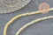 Perle heishi nacre naturelle jaune pastel, perle tube coquillage coloré,2x4mm, fil de 20cm, x1 (G4476)