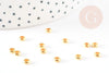 Perle intercalaire rondelle laiton doré 4mm, x 10 20 50 100 (G3141)