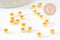 Perle intercalaire rondelles laiton doré 4mm,perle disque dorée pour création bijoux, x20 G9541