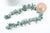 Perle longues en jaspe vert naturel, des perles en pierre pour creation de bijoux en pierre naturelle,13-22mm,fil de 38cm, X1 (G3525)