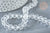 Perle ronde cristal facetté transparent 10mm, x1 fil de 46cm (G8145)