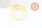 Perle ronde jade naturel jaune clair 6mm, x1 fil de 19cm (G2085)