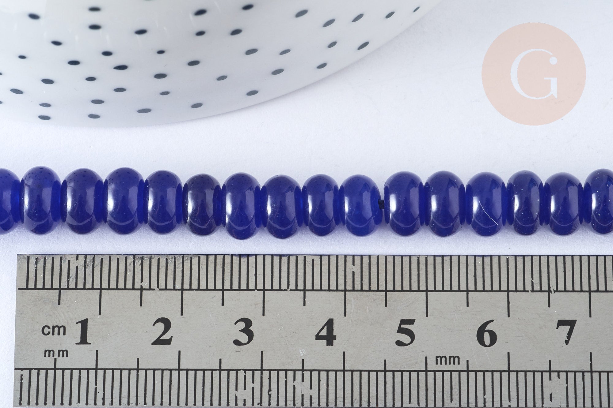 Perle rondelle jade naturel coloré 8x5mm, perle pierre naturelle pour création bijoux , fil de 38cm , x1 G9253
